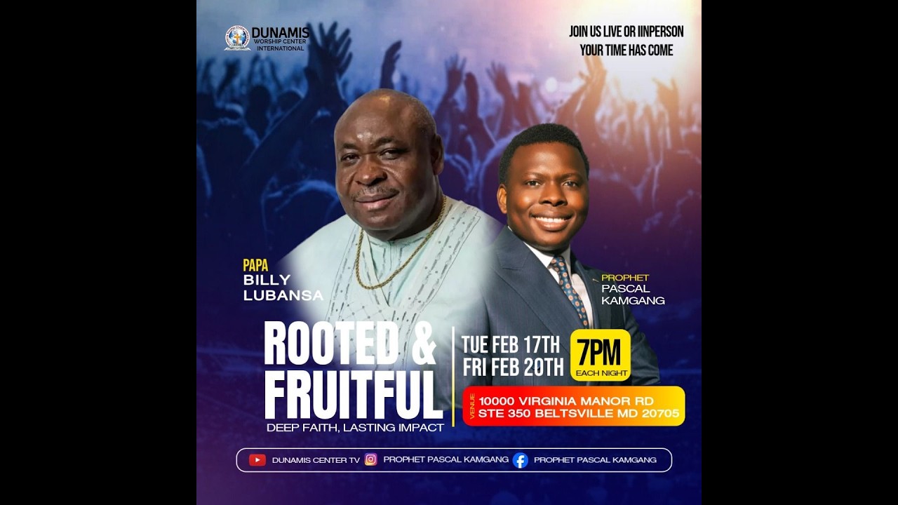 ROOTED & FRUITFUL SERVICE || TUESDAY FEBRUARY 17 2026