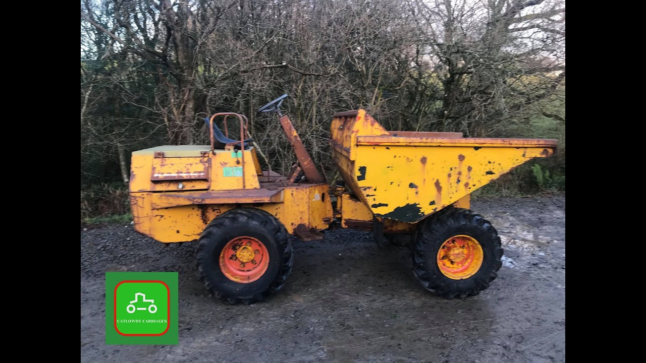 BENFORD 3 TON 4X4 DUMPER ALL WORKS WELL SOLD BY www.catlowdycarriages.com