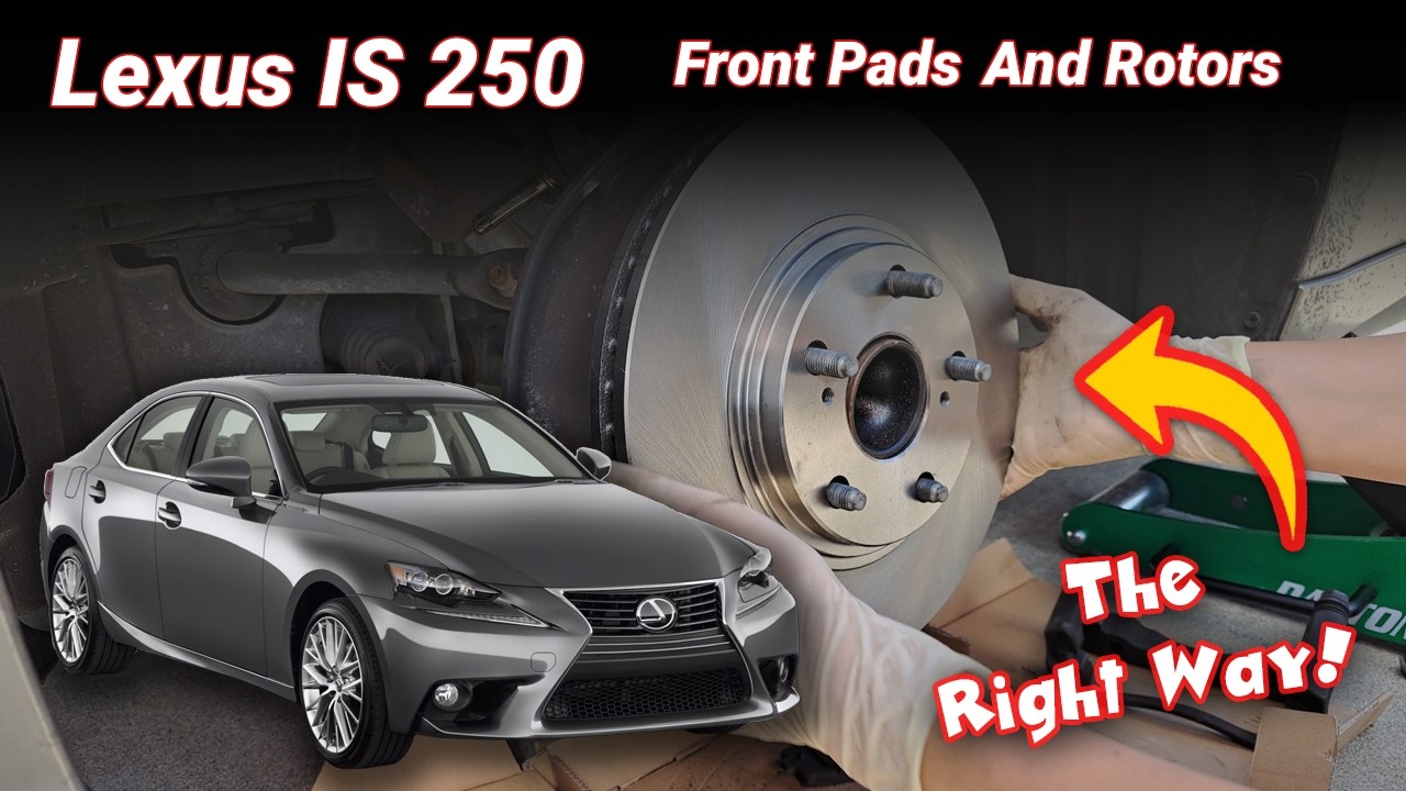 2014 - 2015 Lexus IS250 / 250 F Sport Front Pads and Rotors