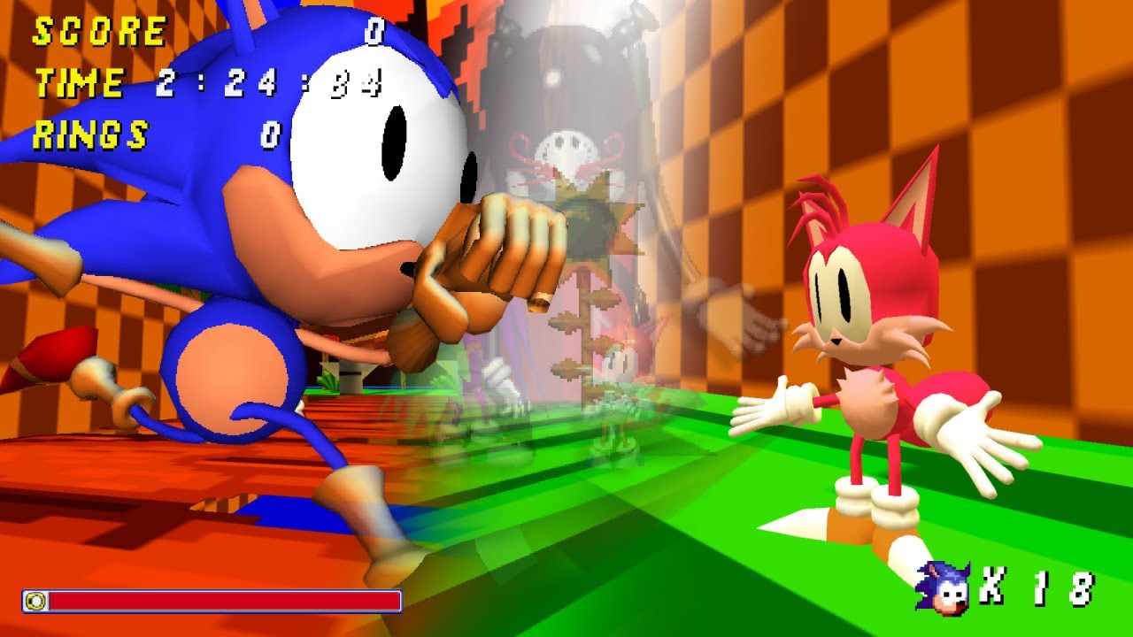 Sonic Rewrite Recreated in Sonic World DX