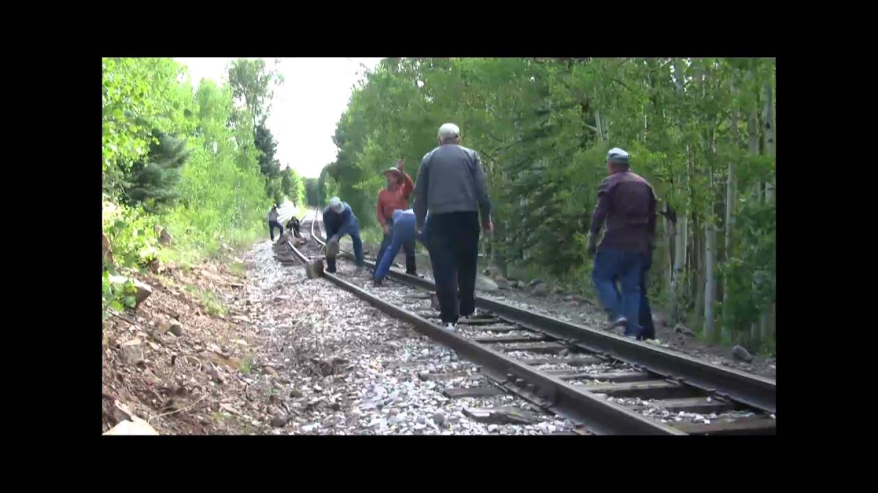 1970's Volunteers Rolling Rocks in the Narrows