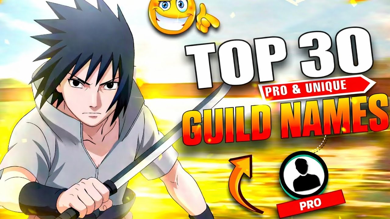 Top 30 unique 🔥Guild Names in Free Fire 2026 | 🤩 Best Guild Names for Pro Players
