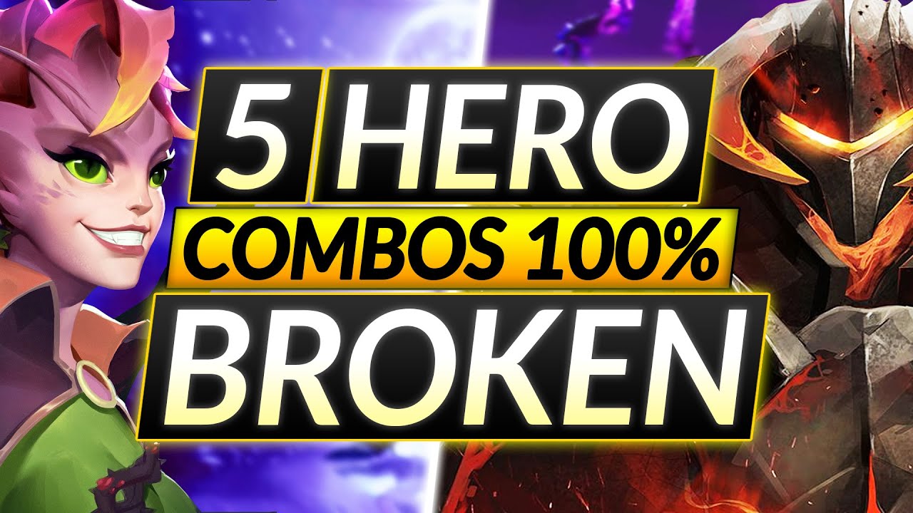 5 NEW Hero Combos You Wish You'd Known SOONER - MOST BROKEN Heroes - Dota 2 Guide