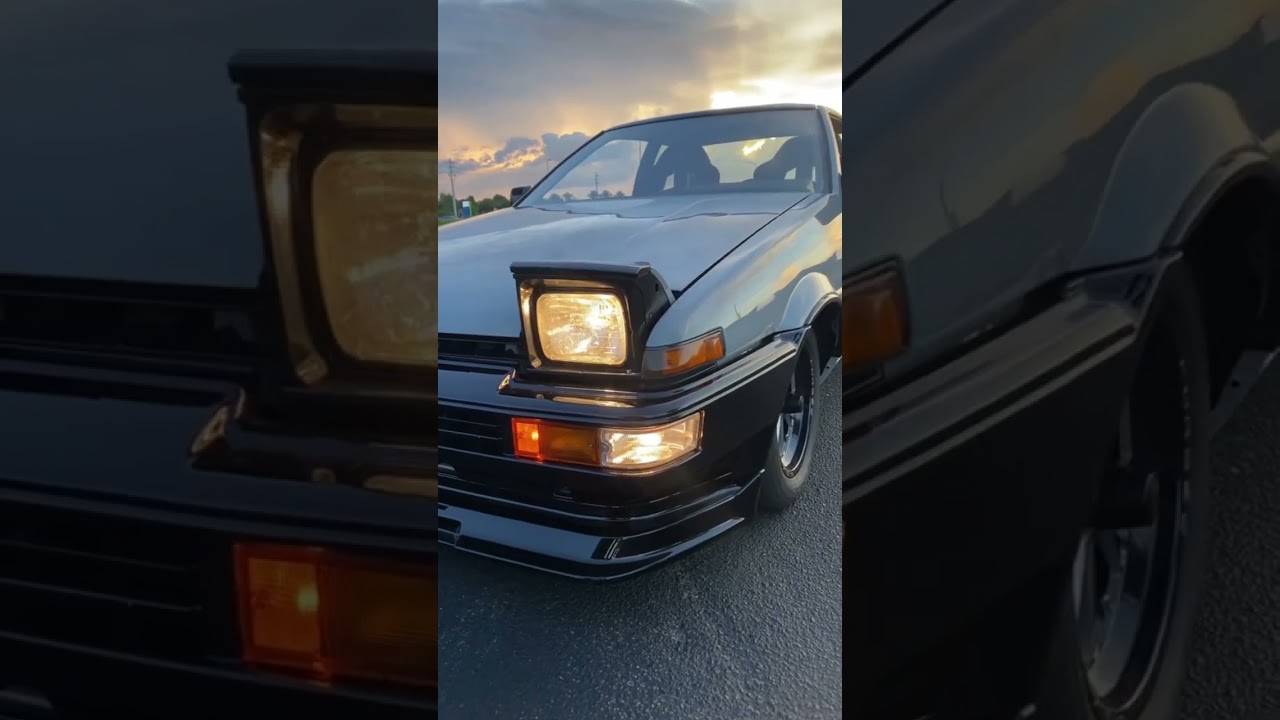Toyota Corolla AE86 GT-S outta some 80’s SCI-FI🎩 
