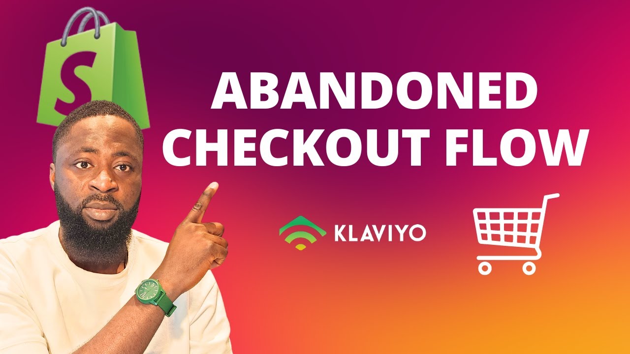 High Converting ''Abandoned checkout flow'' For Klaviyo & Shopify