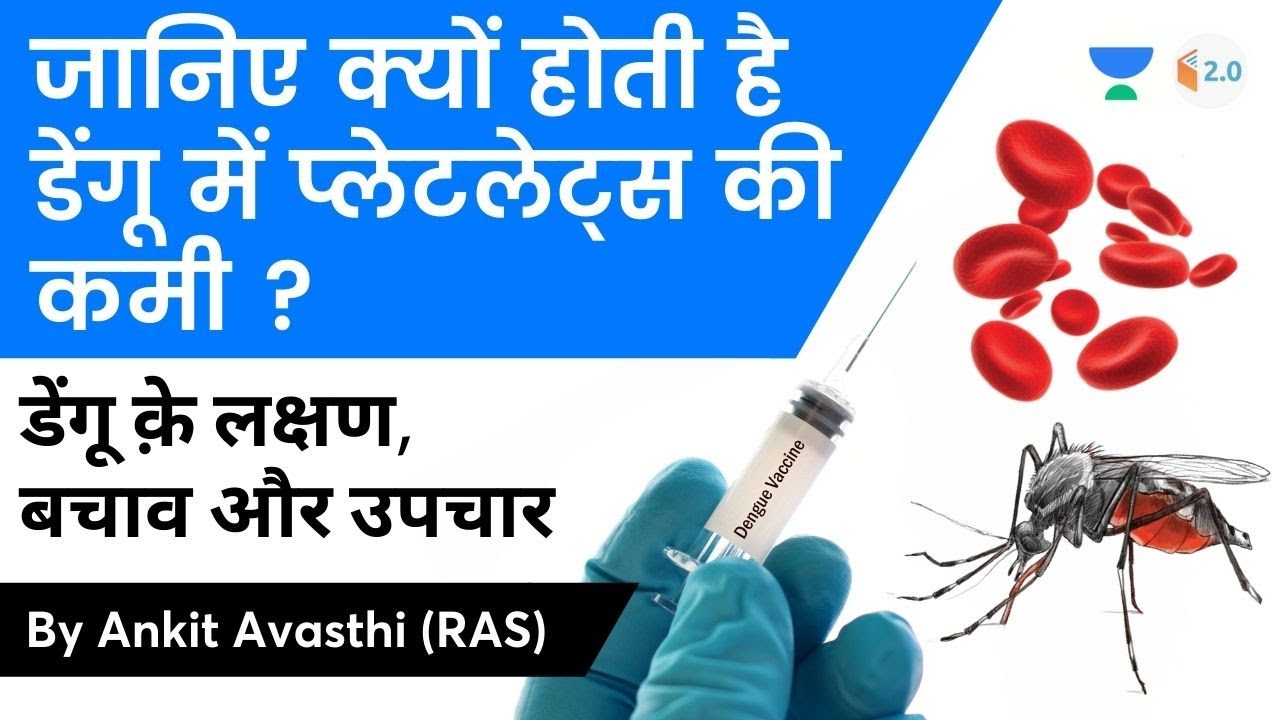 जानिए क्यों होती है डेंगू में प्लेटलेट्स की कमी ? डेंगू क़े लक्षण, बचाव और उपचार | जानिए अंकित सर से