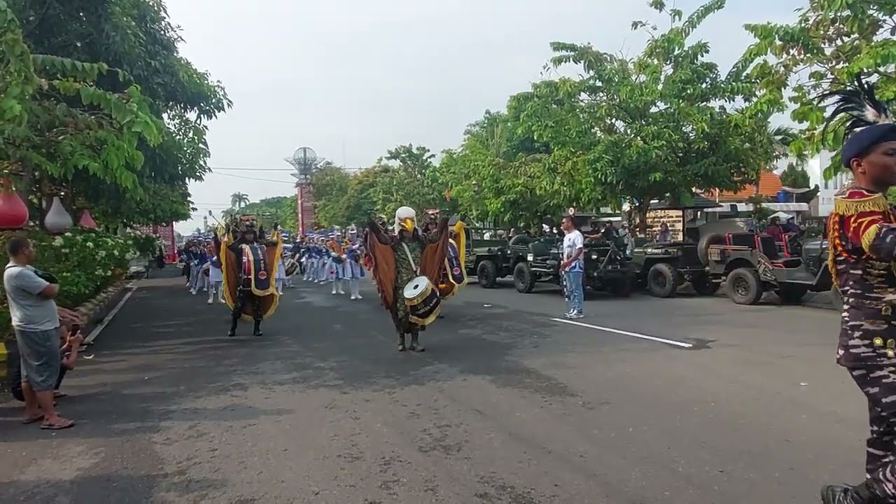GEMA TARUNA NADA SMKN 1 WONOASRI  - STREET PARADE MARCHING BAND KOTA MADIUN - KAPOLRESTA CUP MADIUN 