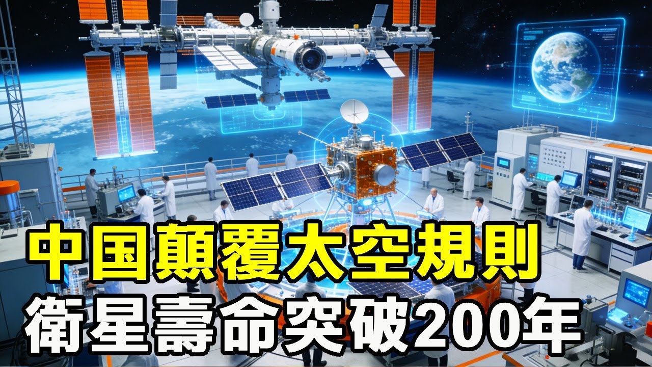 顛覆太空規則，中國獨創原子層半導體，衛星壽命突破200年【硬核熊貓說】#科學教育 #科普知識 #科學普及