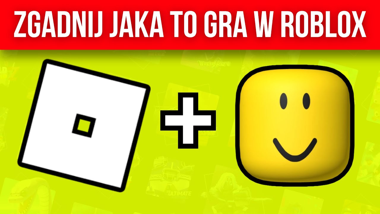 Zgadnij grę w ROBLOX po EMOJI 🧠| ROBLOX QUIZ