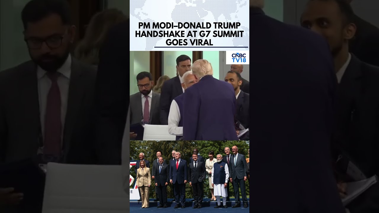 Премьер-министр Моди и Дональд Трамп встретились на саммите G7 во Франции | Дипломатические отнош...