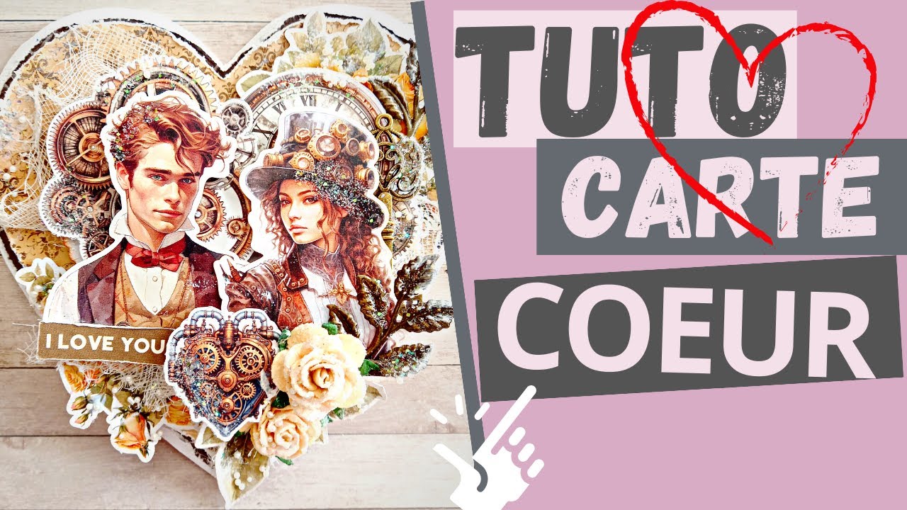 Comment faire une carte en forme de cœur Spécial Saint Valentin 