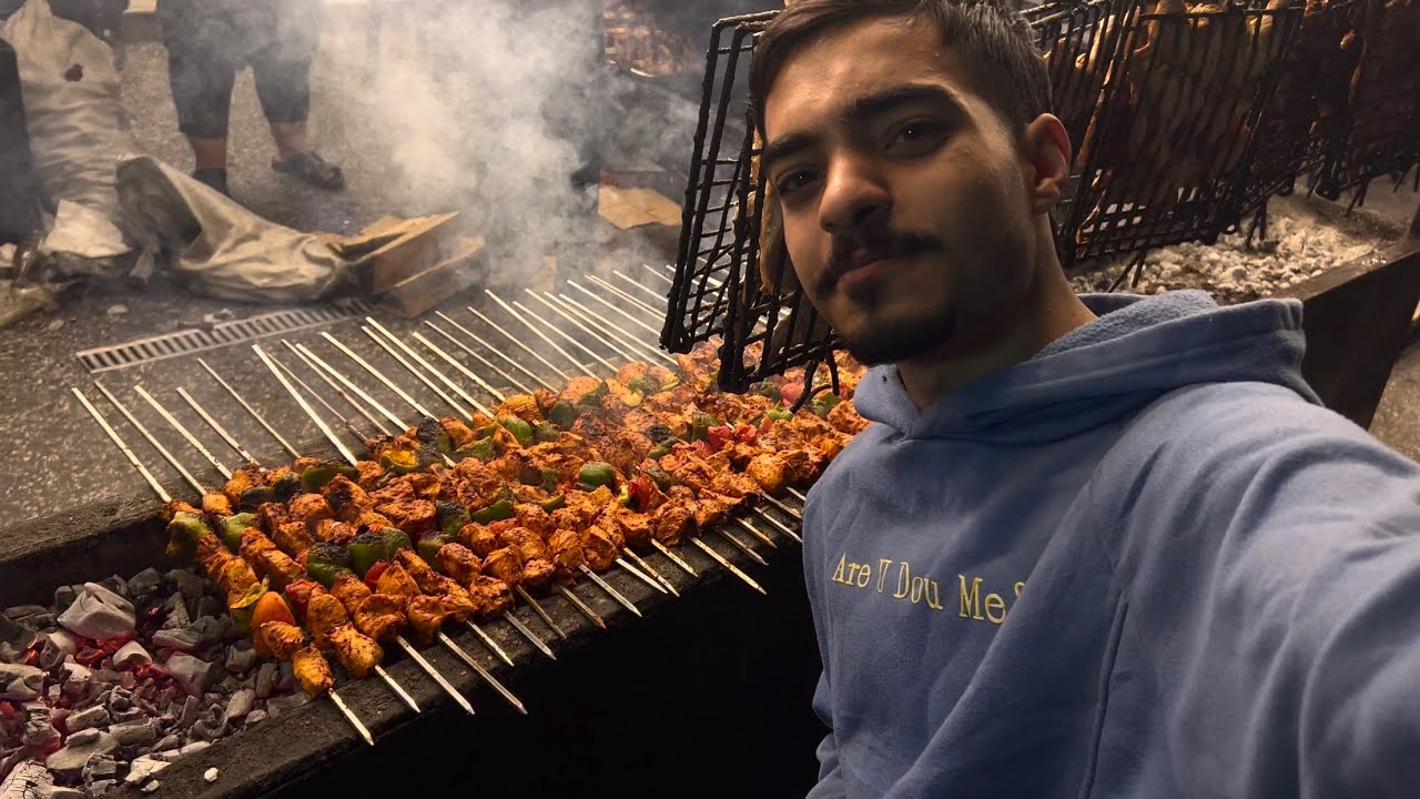 دجاج مشوي على أصوله في بغداد  🔥