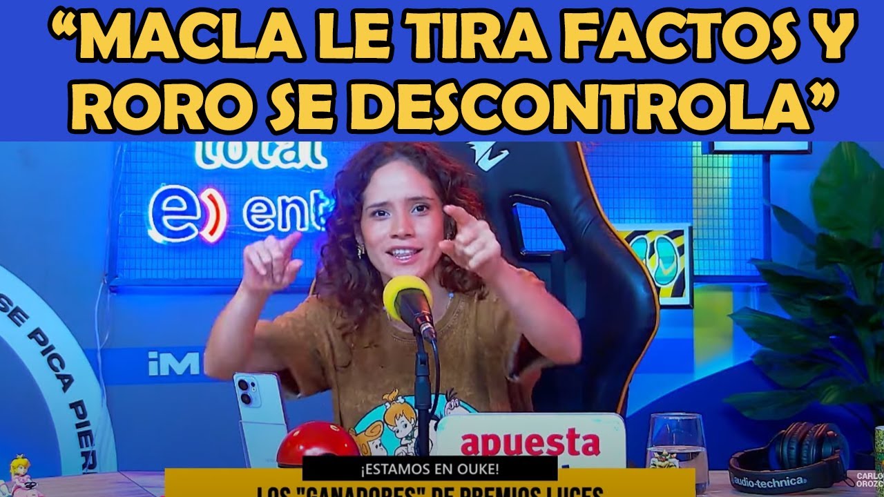 Roro NO AGUANTÓ los FACTOS de Macla sobre los Premios Luces 👀🔥