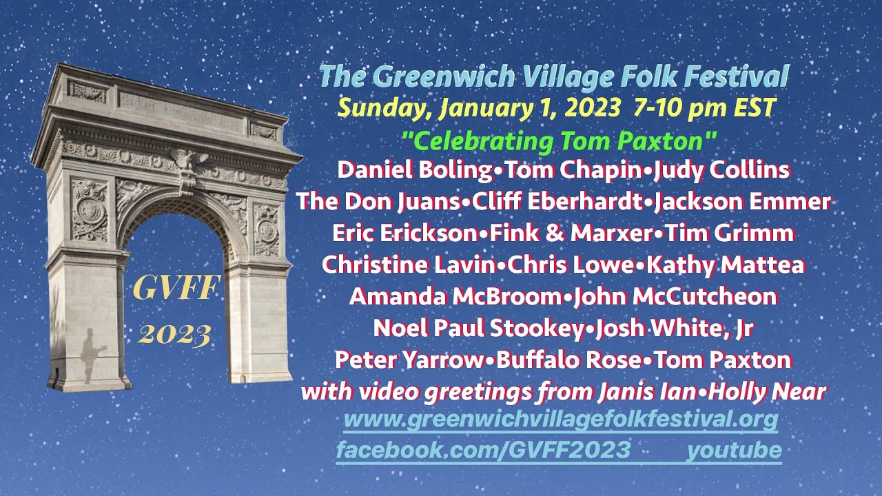 GVFF 2023 January Edition Remaster   Tom Paxton's 85th Birthday Bonanza