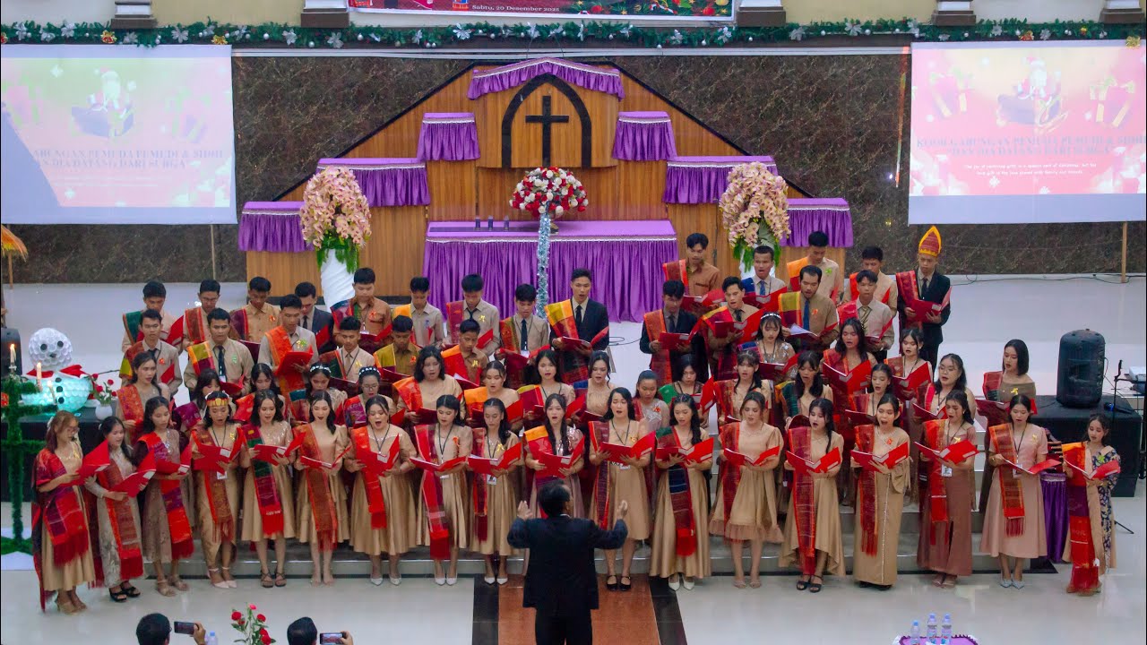 KOOR NATAL GABUNGAN PP & REMAJA 2025 “ DAN DIA DATANG DARI SURGA “