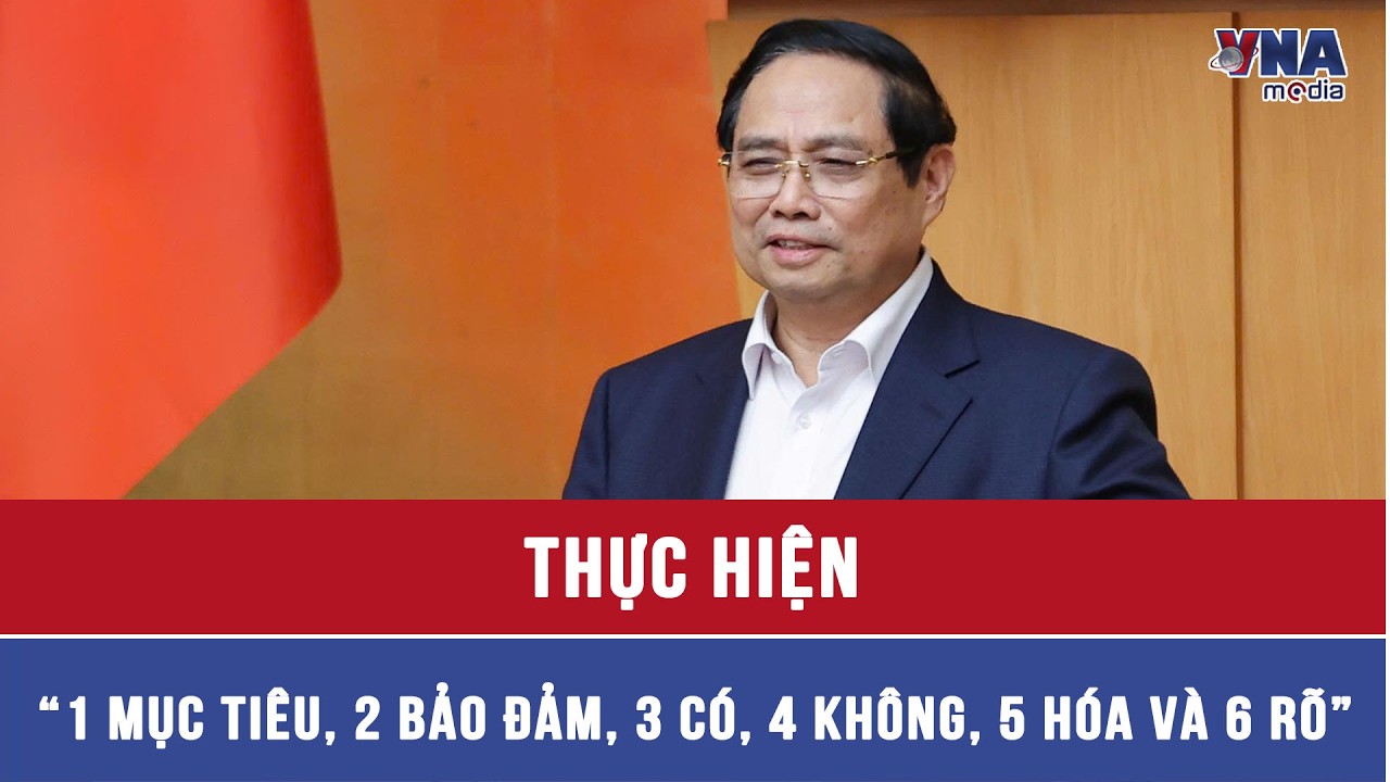 Thực hiện “1 mục tiêu, 2 bảo đảm, 3 có, 4 không, 5 hóa và 6 rõ - VNAMedia