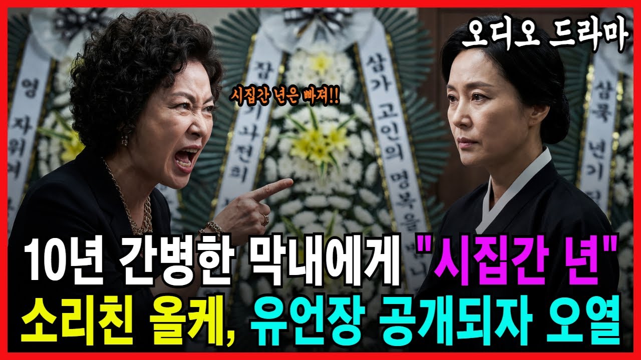 10년 간병한 막내에게 