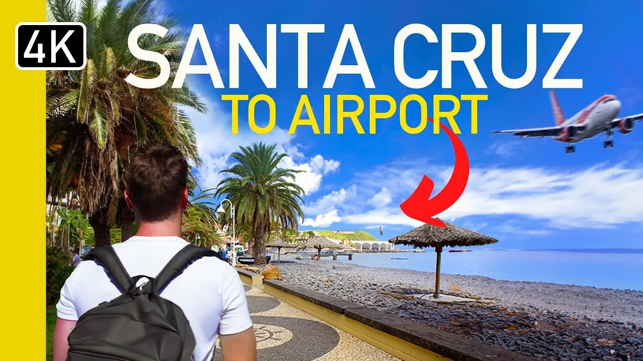 Walking to Funchal Airport from Santa Cruz Madeira? Can you do it?