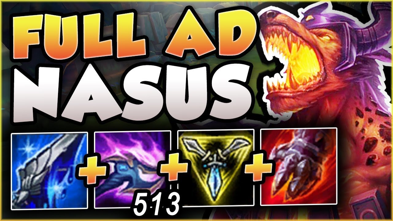 STOP PLAYING NASUS WRONG! 200 IQ TEAR RUSH NASUS! NASUS SEASON 8 TOP GAMEPLAY! - League of Legends