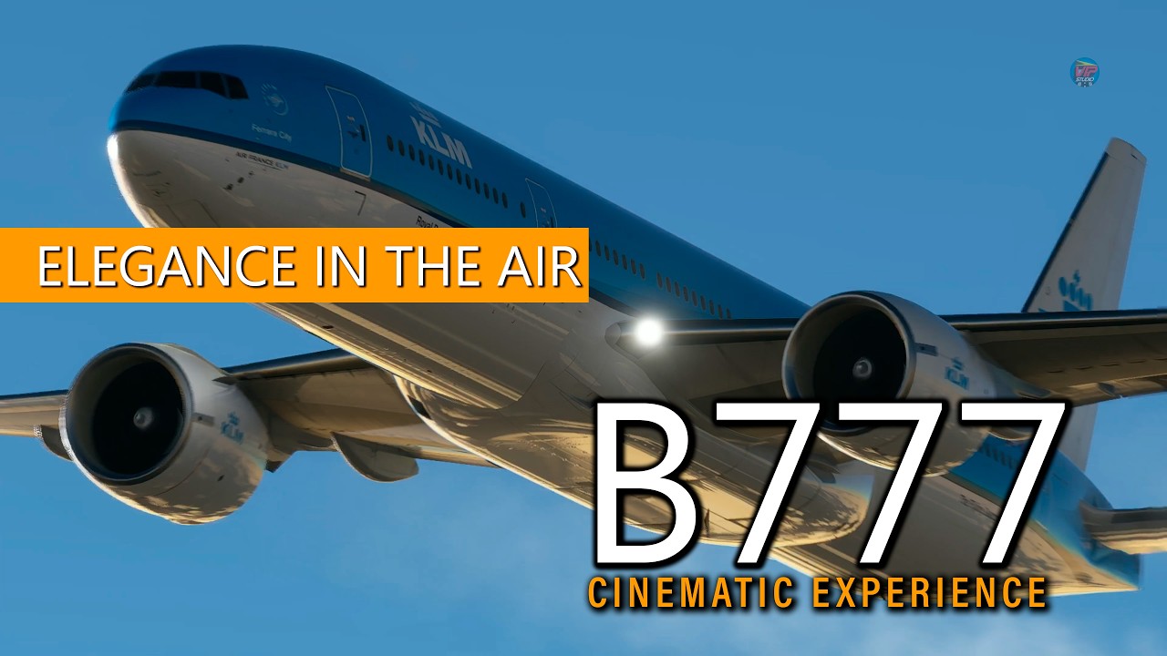 KLM Boeing 777 — Elegancia y Poder en los Cielos