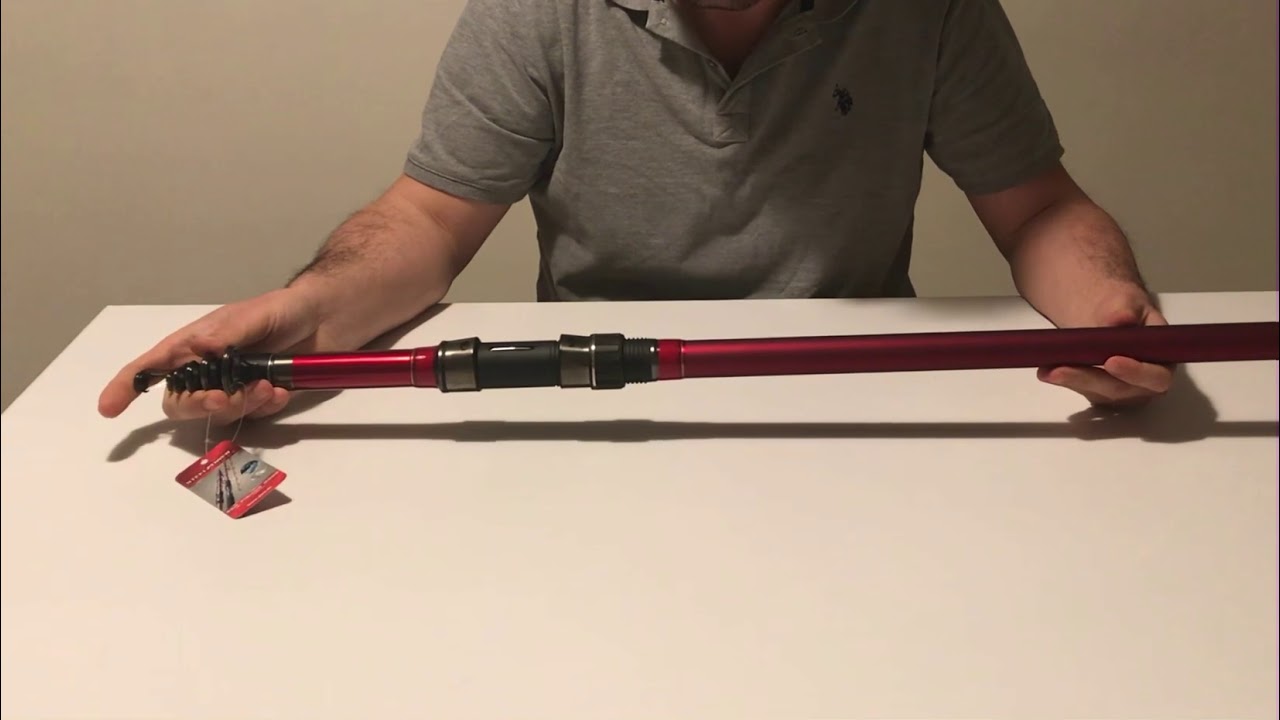 Surf Casting de bir efsane Dam Steel Power Red Tele Surf kamış...