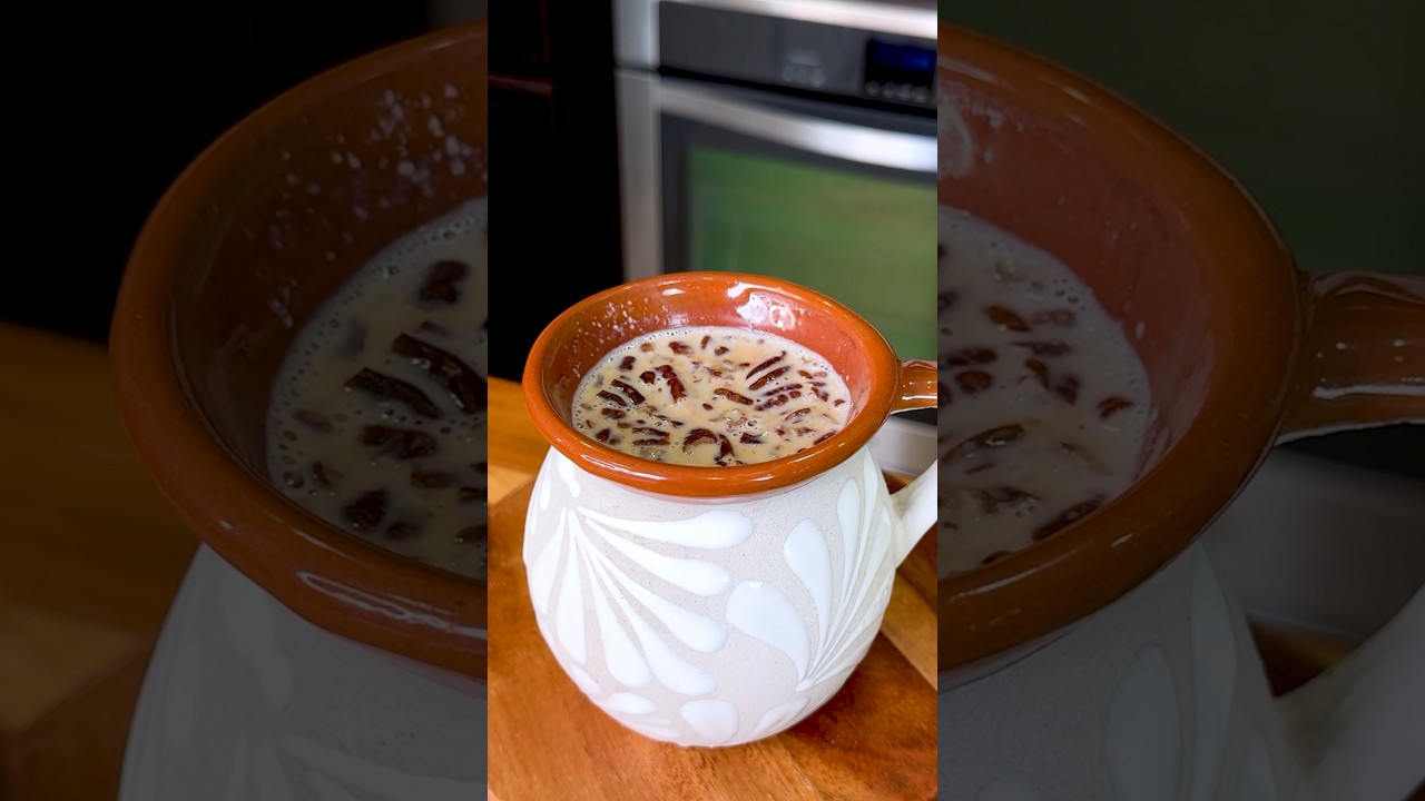 Atole de Nuez Easy Mexican Drink Recipe #shorts