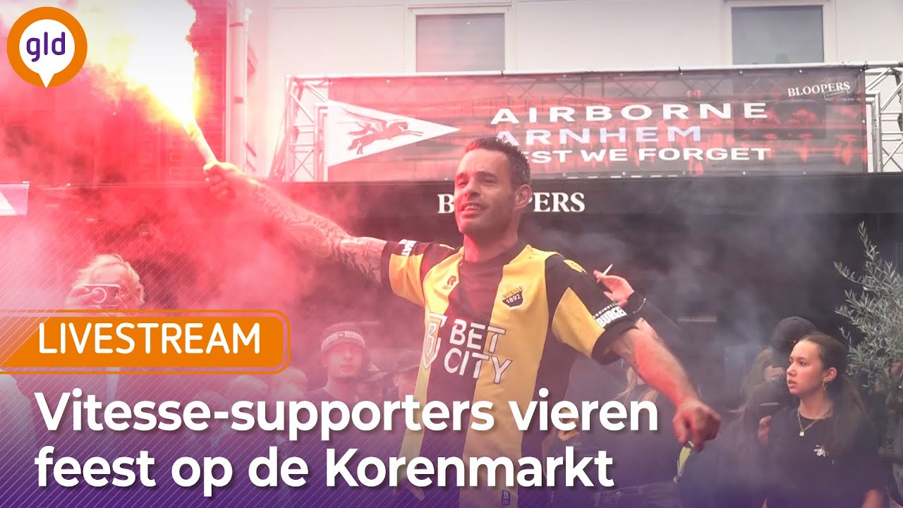 KIJK TERUG | Vitesse viert groot feest op de Korenmarkt