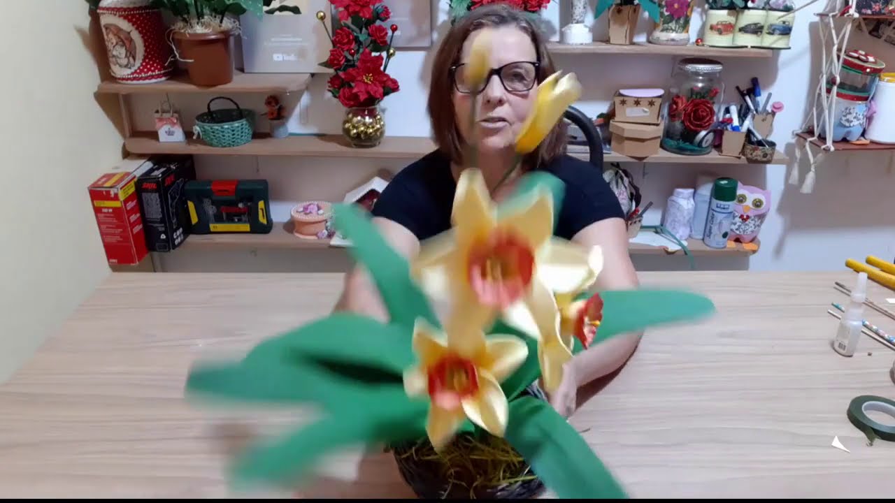 Lindo narciso de eva  sem frisador e sem stêncil