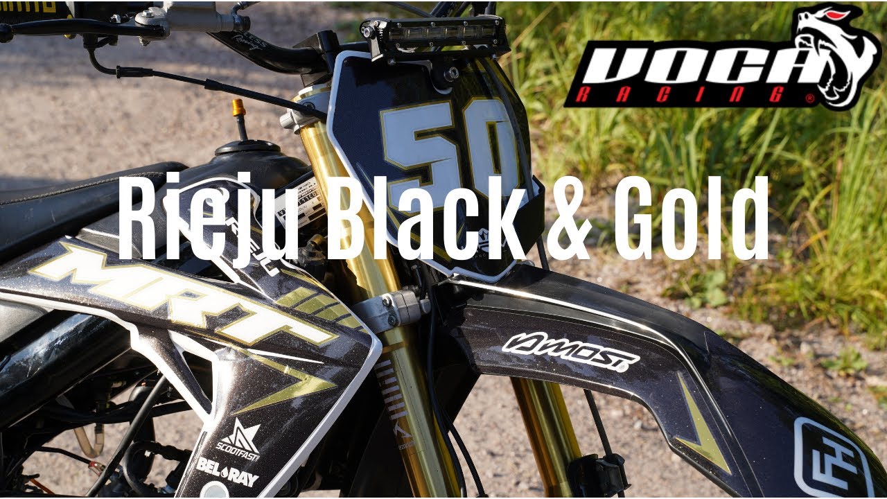 Rieju Mrt Black & Gold project