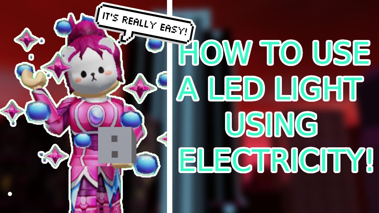 HOW TO USE A LED LIGHT USING ELECTRICITY! | Roblox Islands