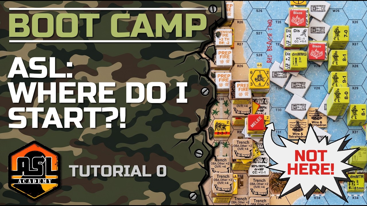 Advanced Squad Leader Tutorial #0 - Where Do I Start!?