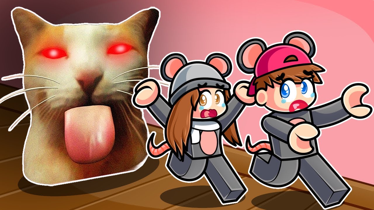 ESCAPA de la CABEZA del GATO BLEH en ROBLOX!