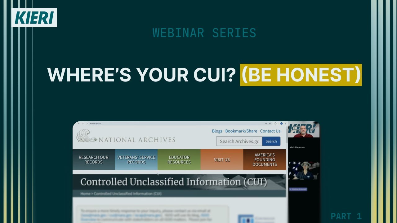 Определение области применения CMMC, часть 1 — Как идентифицировать конфиденциальную информацию п...