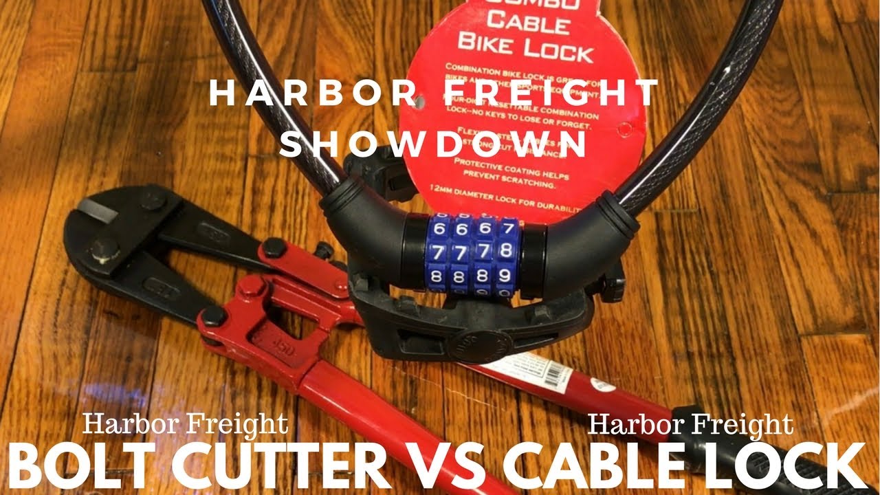 Могут ли болторезные станки Harbor Freight Pittsburg перерезать велосипедный замок Harbor Freight?