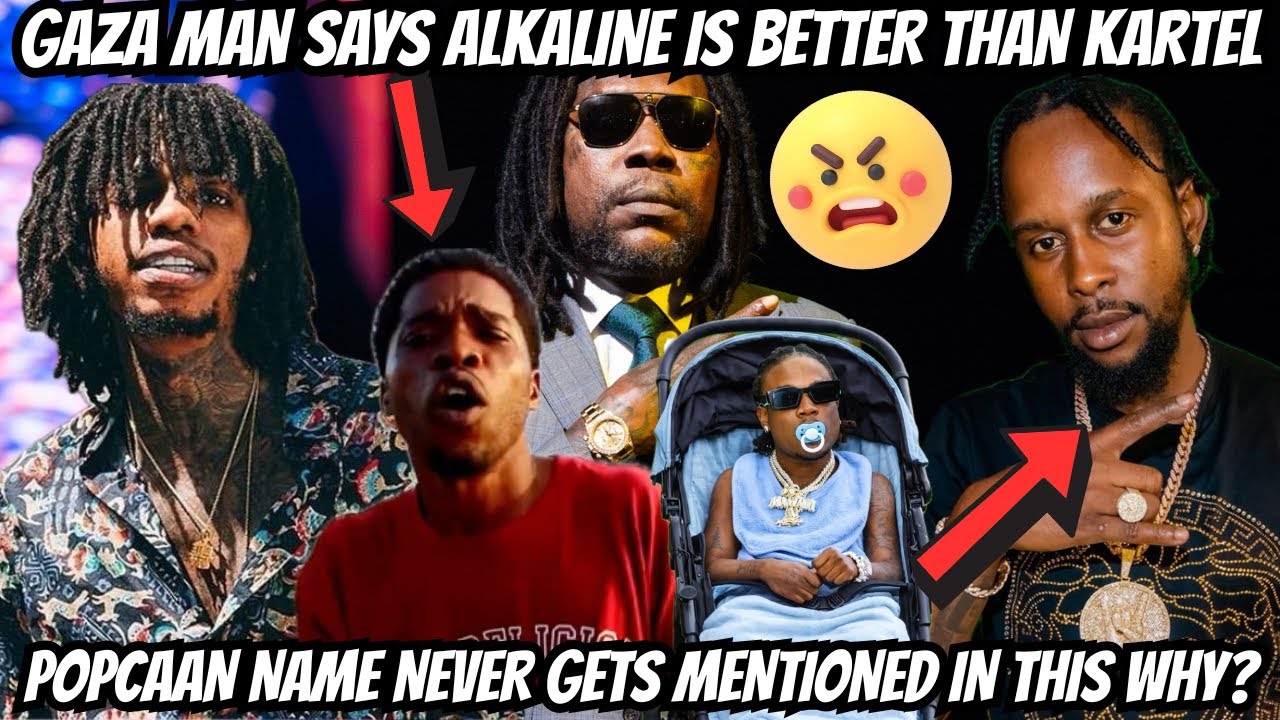 Look! Gaza Fan Admits Alkaline Is Better Than Vybz Kartel! Where does Popcaan Stands In This Convo? 