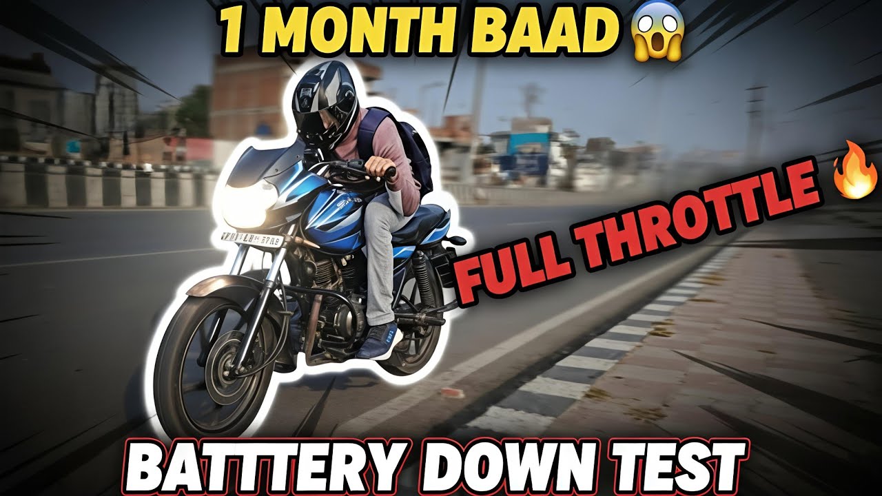 🔥 Battery Dead Thi 😱 Phir Full Throttle Pe Bhaga Di! | Discover 100 After 1 Month