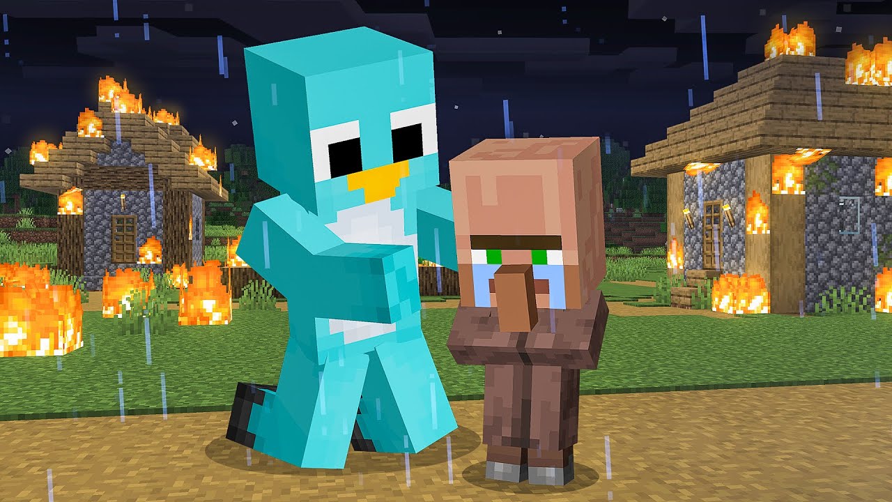 Печальная история жителей деревни в Minecraft