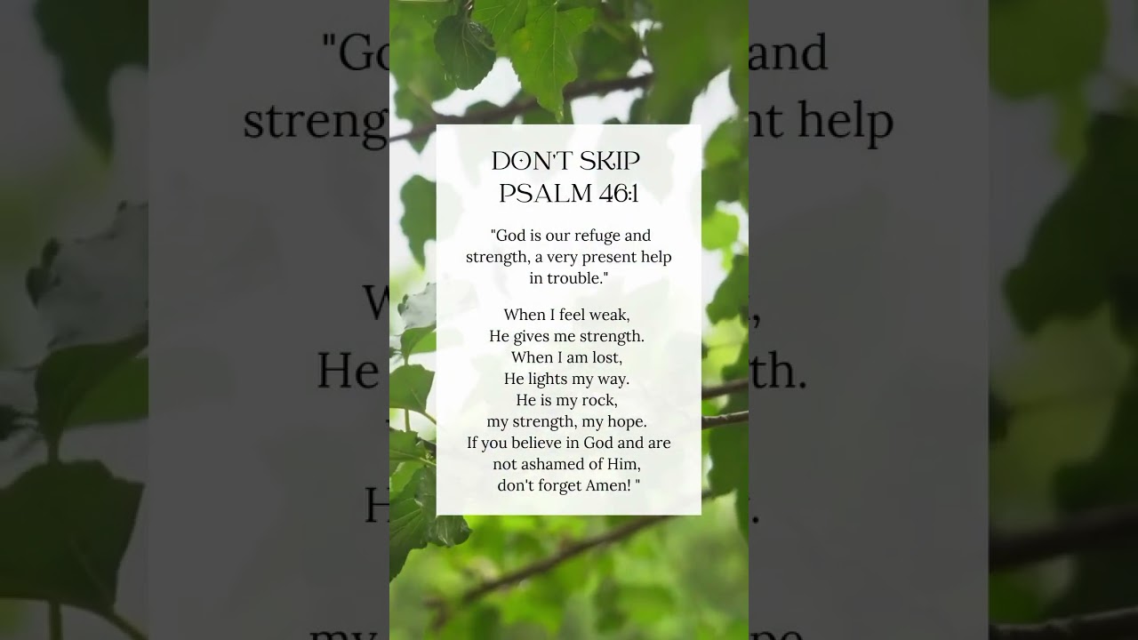OUR HELP IN THESE TURBULENT TIMES #godiswithus #jesusdaily #bibleverse