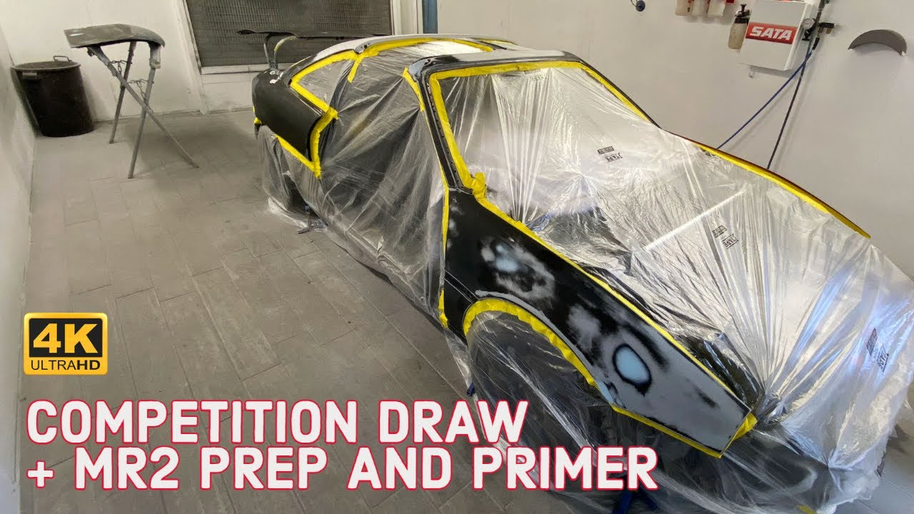 Step By Step MR2 Repaint - Bodywork panel prep and primer stage
