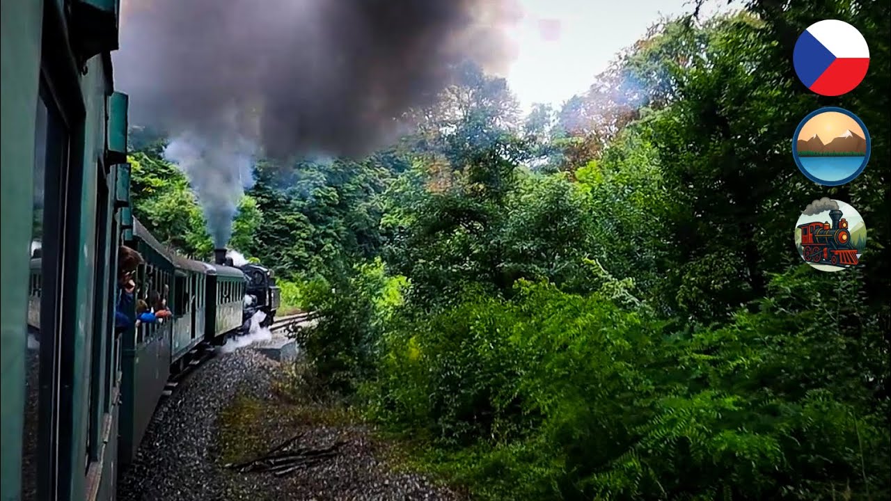 Historic Steam Train in Prague | Relaxing Railway Journey via Pražský Semmering | Railway ASMR 🇨🇿🚂