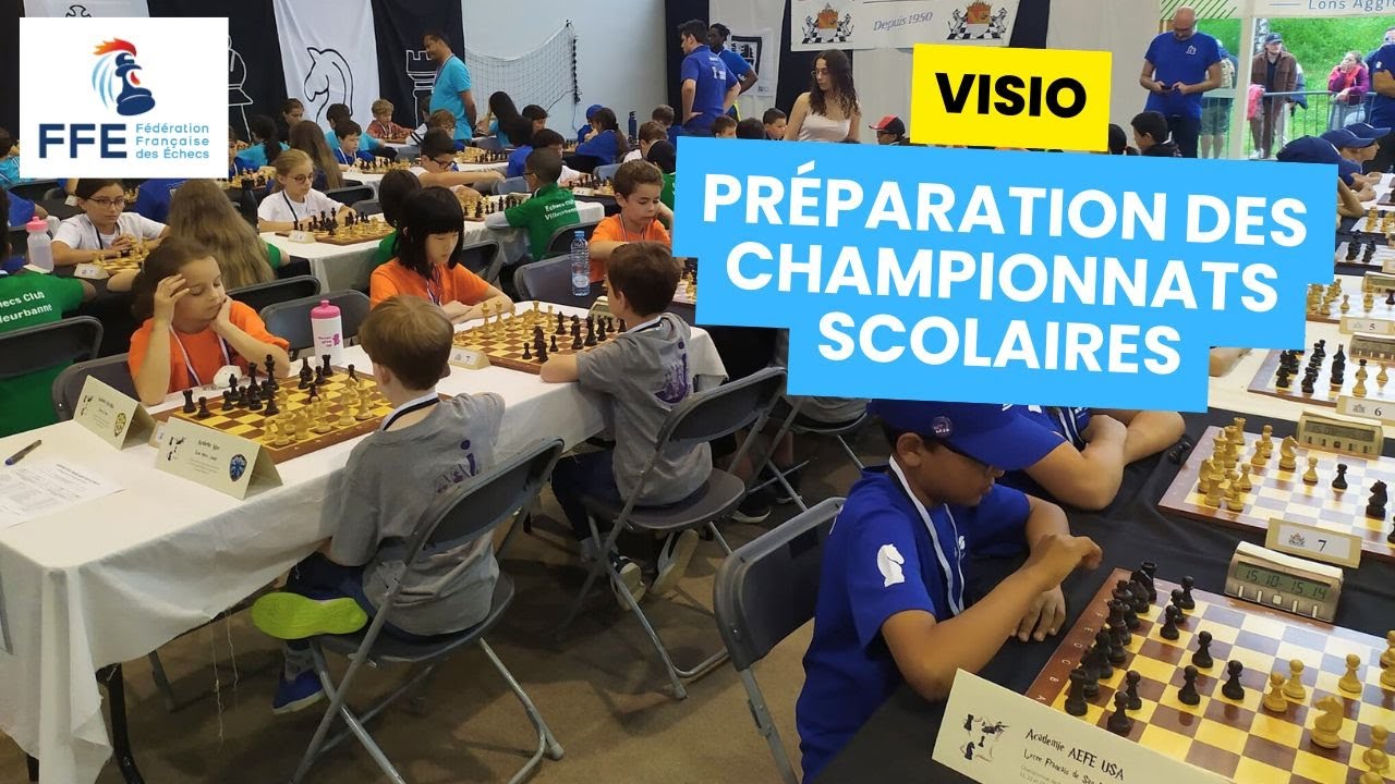 Visio de préparation des Championnats scolaires d'Échecs 2025/2026