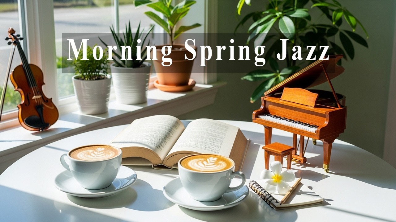 Morning Spring Jazz 🌸 Soft Jazz Music & Relaxing Bossa Nova to Begin the Day