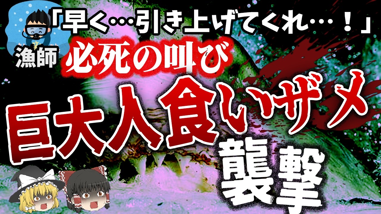 【ゆっくり解説】逃げ場ゼロ…5mのサメに襲われた漁師の悲劇「瀬戸内海サメ騒動」