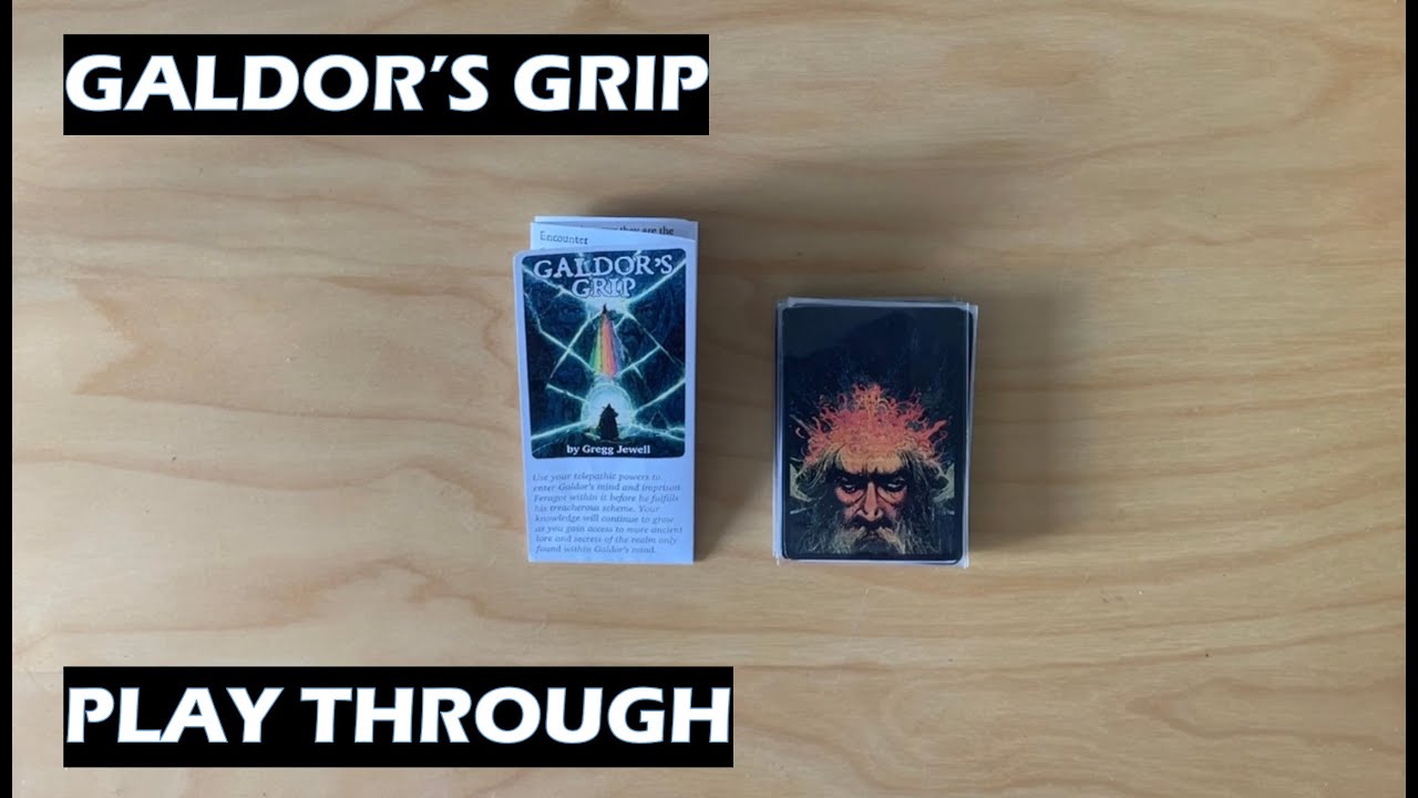 Galdor's Grip PnP Solo Card Game Play Through