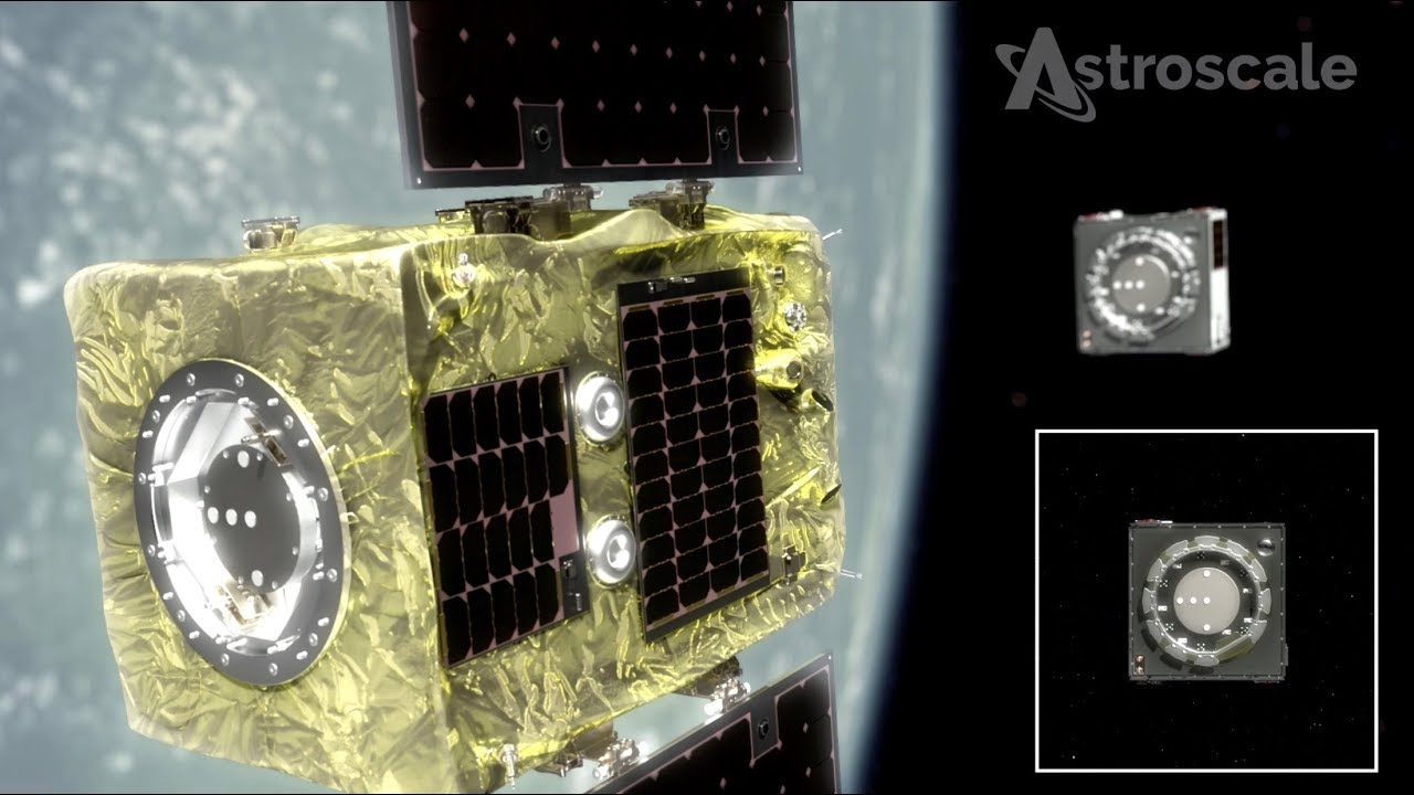 Astroscale's Space Debris Removal Mission, ELSA-d - ConOps Video