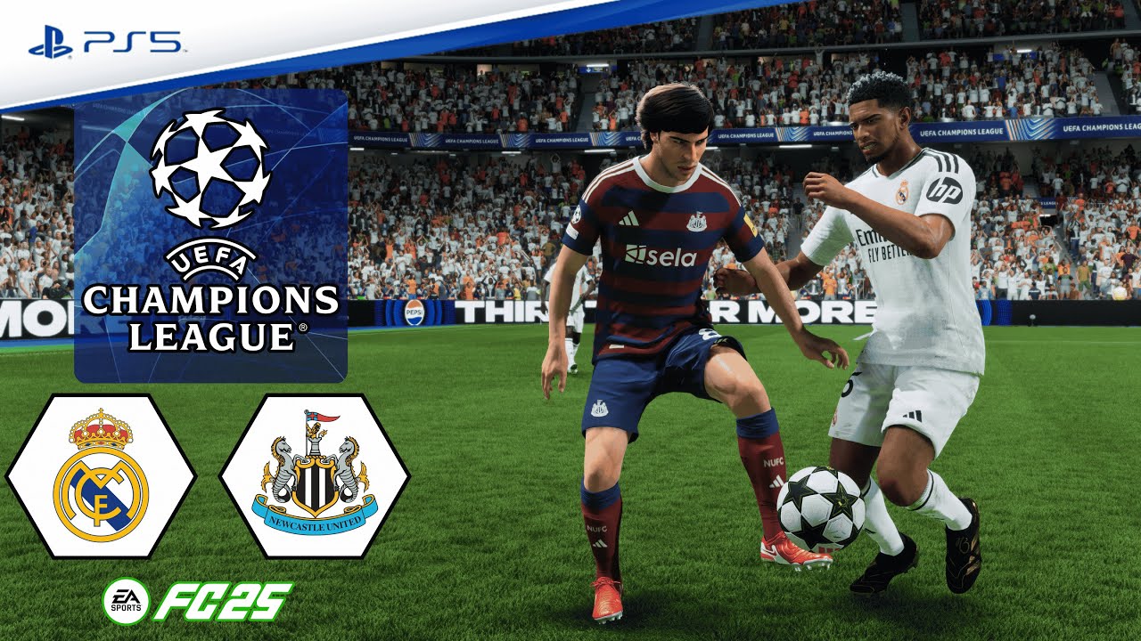 FC 25 - Real Madrid vs. Newcastle United | UEFA Champions League | Full Match | PS5™[4K]