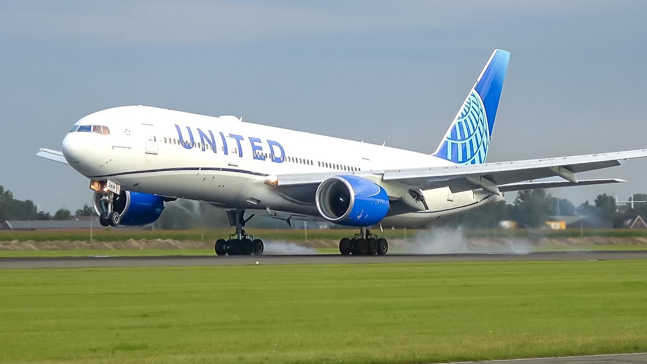 (4K) 30 Satisfying Plane landings - BUSY Plane Spotting day Schiphol! A350, 777, 747, A330, etc.