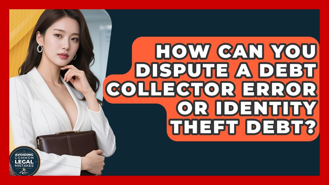 How Can You Dispute A Debt Collector Error Or Identity Theft Debt? - Avoiding Common Legal Mistakes