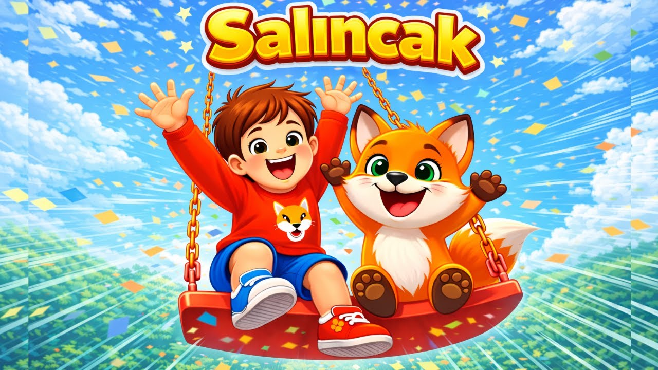 Salıncak Cak Cak Cak  | Eğlenceli Çocuk Şarkısı  | Tilkişim