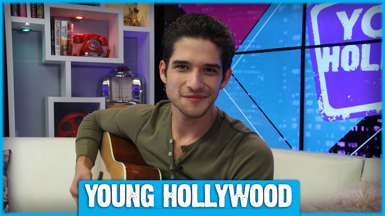 Tyler Posey Plays Guitar and Air Drums
